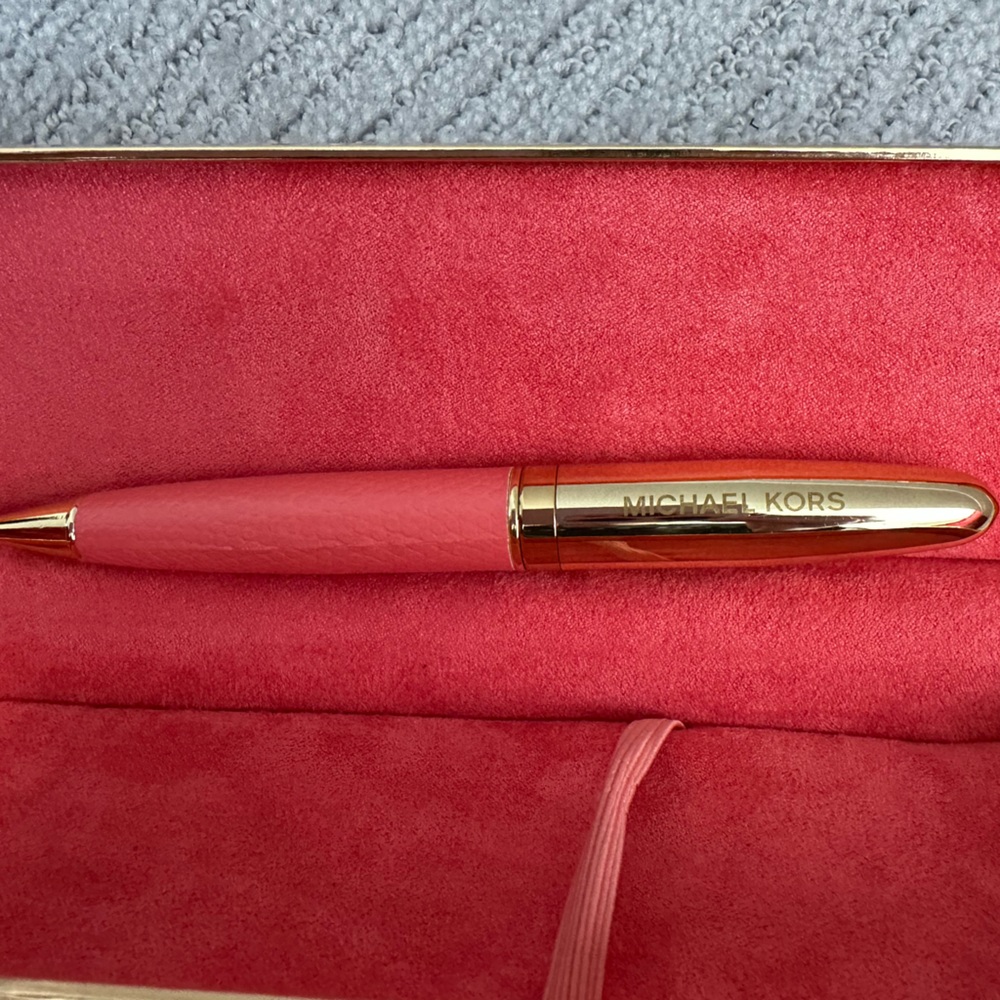 Michael Kors pen with case - NEW